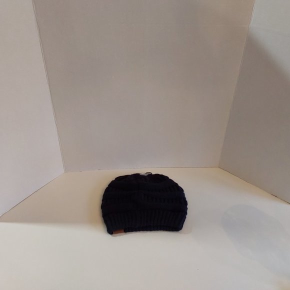 CC Beenie Navy Blue Size One Size Fits All New With Tags - Picture 6 of 6